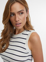 Orsay Modro-kremast prugast ženski top ORSAY