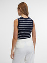 Orsay Temno moder ženski črtasti top ORSAY