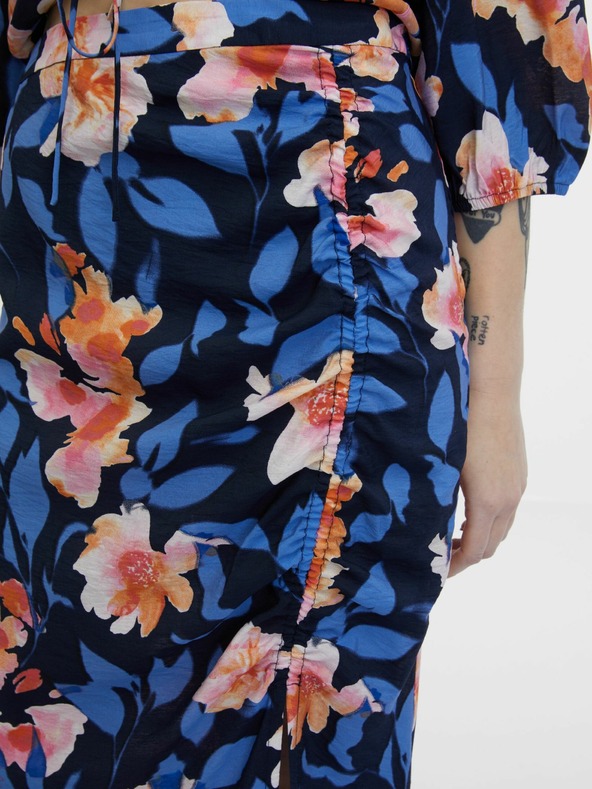 Orsay Roza-modro žensko cvetlično krilo ORSAY