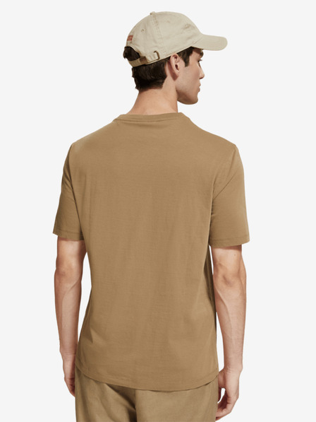 Scotch & Soda Rjava moška majica Scotch & Soda