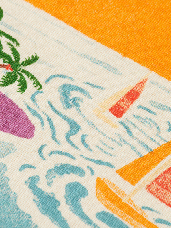 Scotch & Soda Kremasta moška majica s kapuco Scotch & Soda