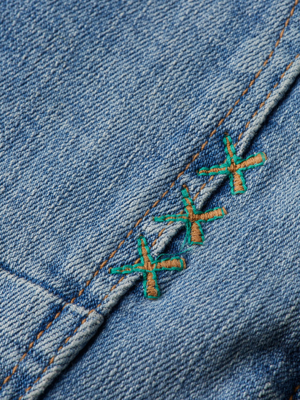 Scotch & Soda Modre moške kratke hlače iz džinsa Scotch & Soda