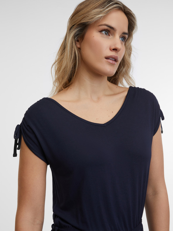 Sam 73 Temno modra ženska obleka SAM 73 Eduarda