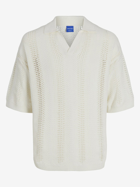 Jack & Jones Kremasta Moška polo majica Jack & Jones Wavy