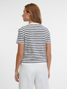 Orsay Modro-krem ženska črtasta majica ORSAY