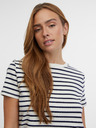 Orsay Modro-krem ženska črtasta majica ORSAY