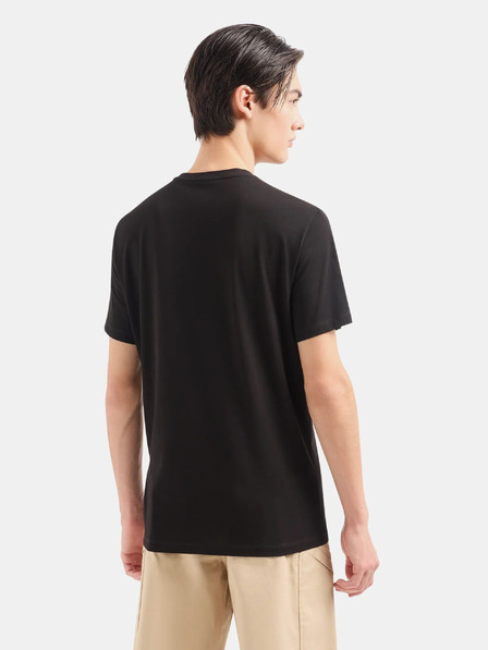 Armani Exchange Črna moška majica Armani Exchange