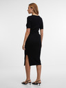 Orsay Črna ženska obleka ORSAY