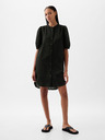 GAP Lanene mini obleke GAP