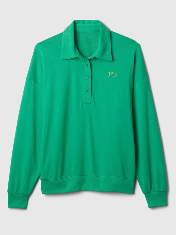 GAP Oversize majica z ovratnikom GAP