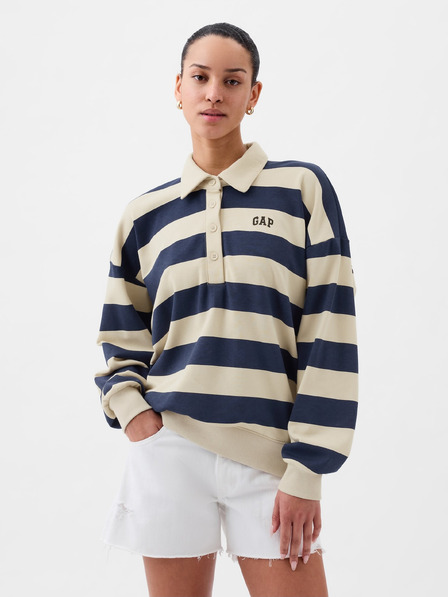 GAP Oversize majica z ovratnikom GAP