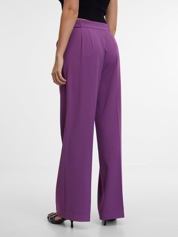 Orsay Vijolične ženske ravne hlače ORSAY