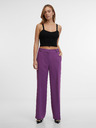 Orsay Vijolične ženske ravne hlače ORSAY