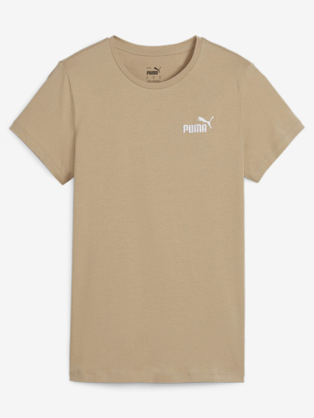 Puma Bež Puma ESS+ majica z vezenino Puma ESS+