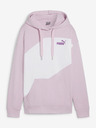 Puma Bela in roza ženska majica s kapuco Puma Power Hoodie TR