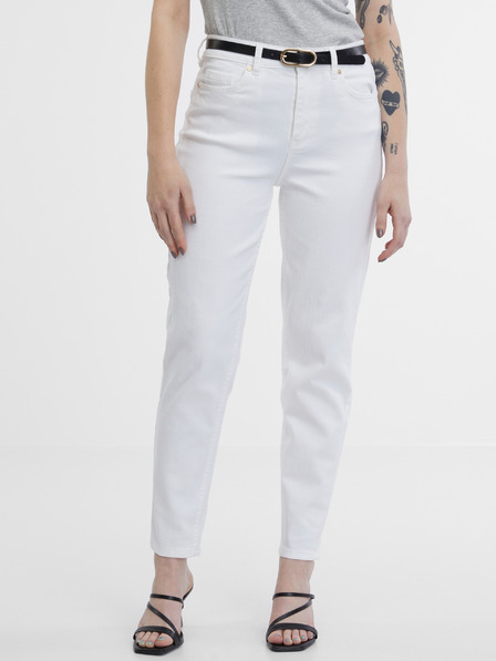 Orsay Bele ženske mom jeans hlače ORSAY