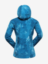 ALPINE PRO Modra ženska softshell jakna z vzorcem ALPINE PRO HOORA