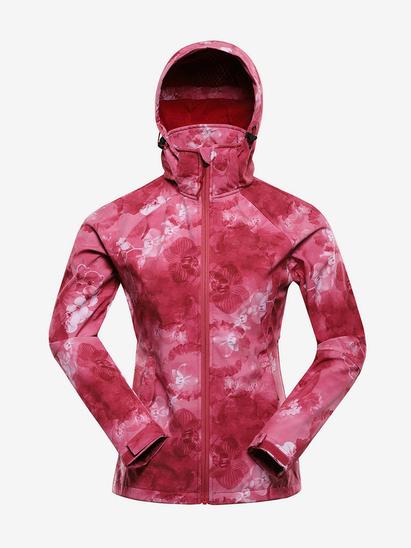 ALPINE PRO Rdeča ženska softshell jakna ALPINE PRO HOORA