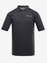ALPINE PRO Črna moška polo majica ALPINE PRO Coowel