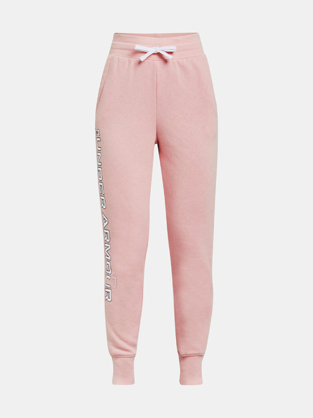 Under Armour Dekliške spodnji del trenirke Under Armour Rival Fleece Joggers-GRY