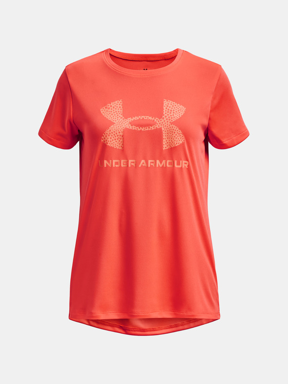 Under Armour Dekliška majica Under Armour Tech Solid Print Fill BL SSC-PNK