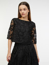 Orsay Črna ženska čipkasta bluza ORSAY
