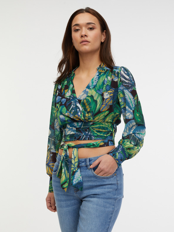 Orsay Zelena ženska vzorčasta bluza ORSAY
