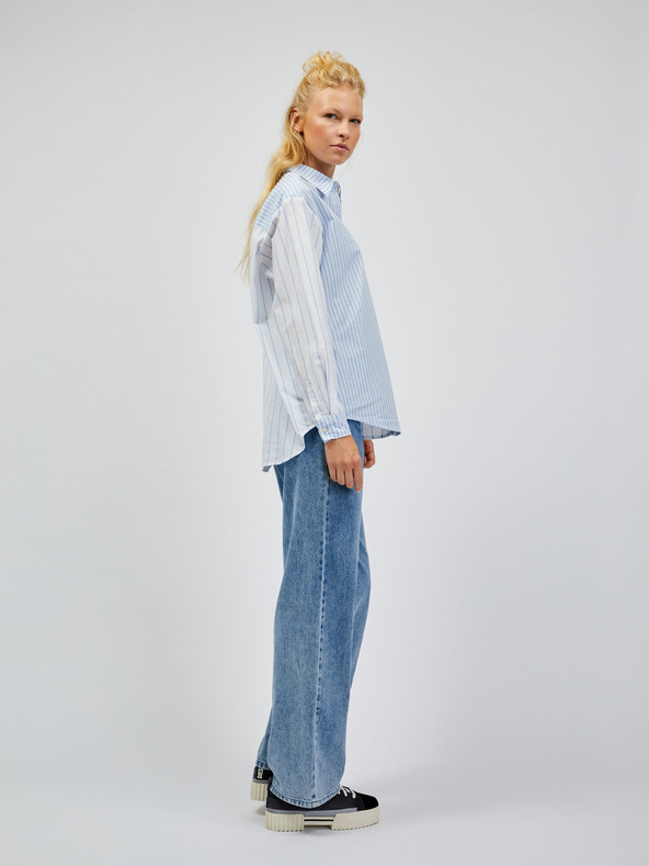 GAP Pruhovaná košeľa oversize GAP