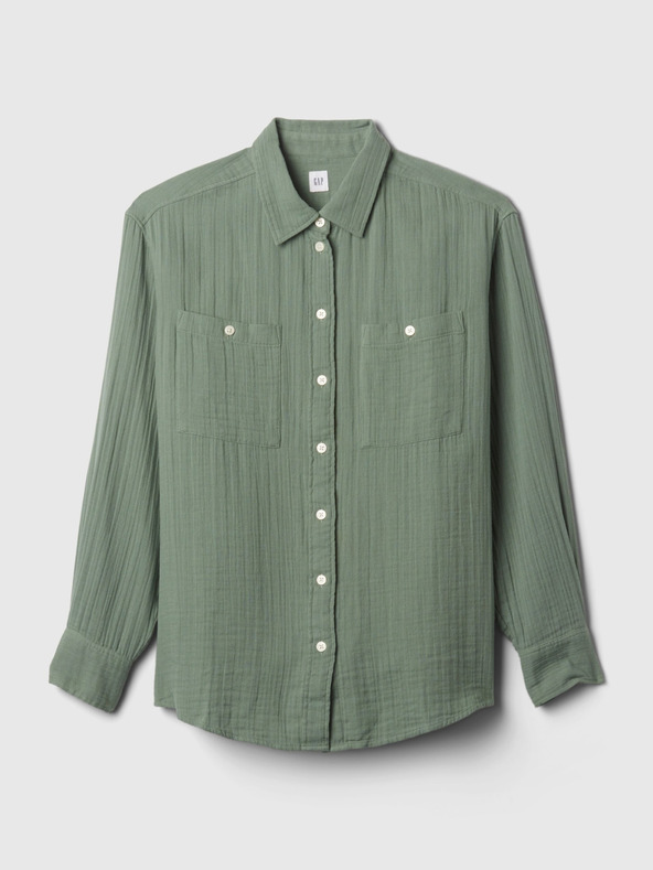GAP Mušelínová oversize košeľa GAP