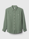 GAP Mušelínová oversize košeľa GAP