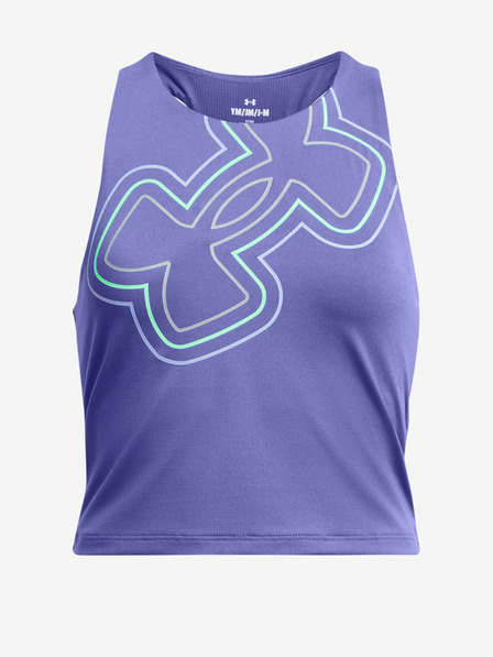 Under Armour Dekliška majica brez rokavov Under Armour Motion Branded Crop Tank-BLK