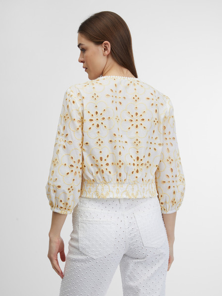 Orsay Rumeno-bela ženska bluza ORSAY