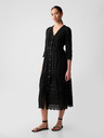GAP Čipkované midi šaty GAP