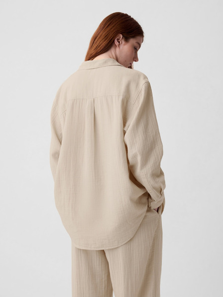 GAP Mušelínová oversize košeľa GAP