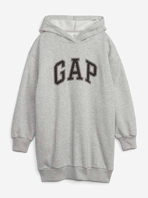 GAP Otroška puloverska obleka z logotipom GAP