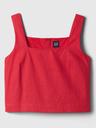 GAP Crop top iz lanenega blenda GAP