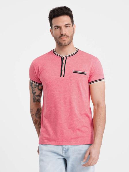 Ombre Clothing Staro roza Moška srajca z gumbom navzdol Ombre oblačila