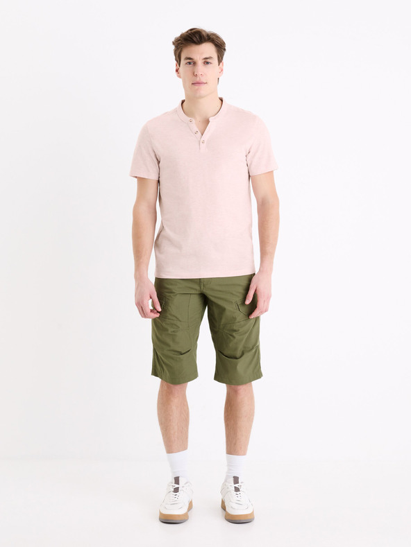 Celio Kaki moške kratke hlače Celio Bocourtbm1