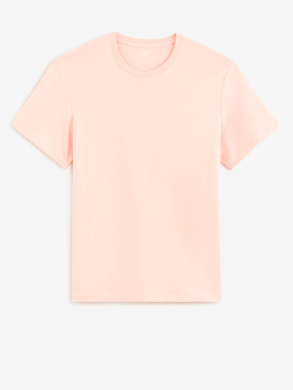 Celio Roza Moška osnovna majica Celio Tebase