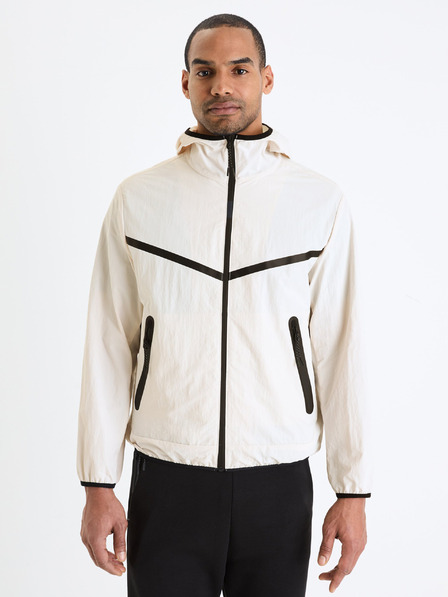 Celio Bela moška jakna s kapuco Celio Gutrack
