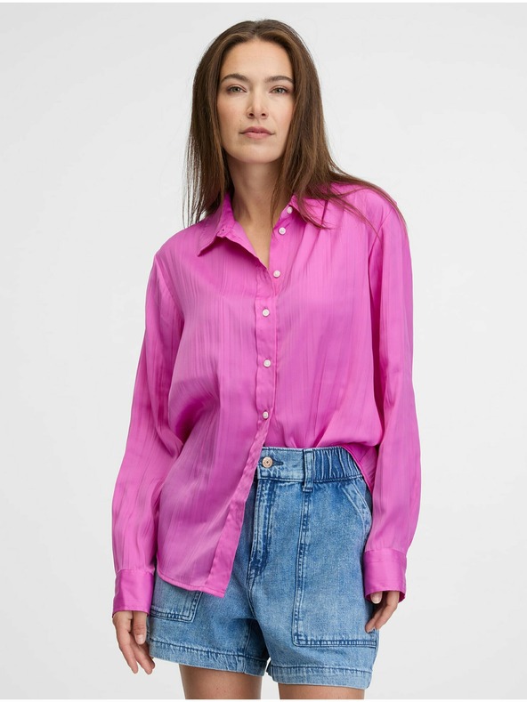 GAP Satenasta srajca Boyfriend GAP