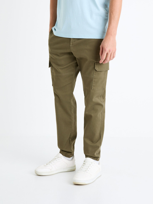 Celio Kaki moške tovorne hlače Celio Dolyte