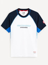 Celio Bela moška športna majica Celio Marvel Captain America