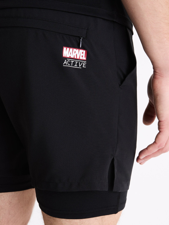 Celio Črne športne hlače Celio Marvel Hulk