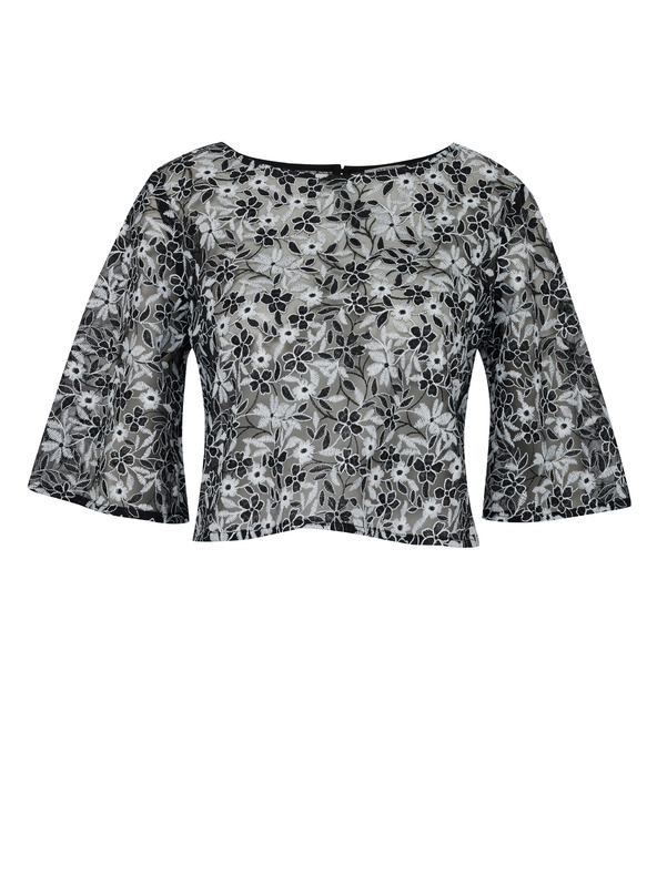 Orsay Črna ženska vzorčasta bluza ORSAY