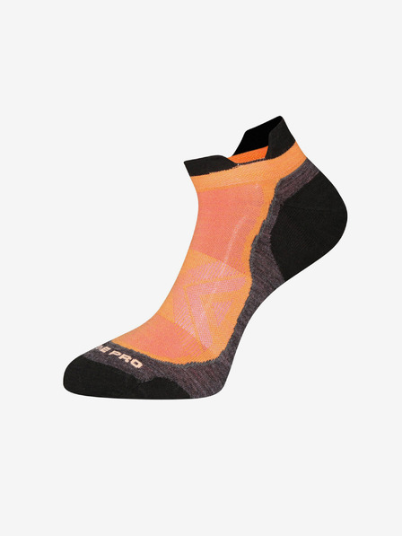 ALPINE PRO Nogavice iz merino volne Alpine Pro WERDE oranžne