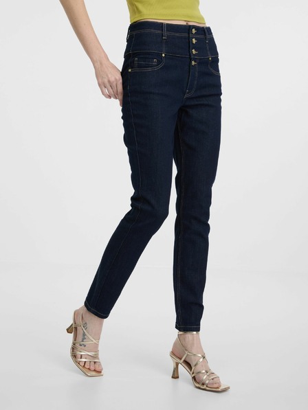 Orsay Temno modre ženske skinny jeans hlače ORSAY