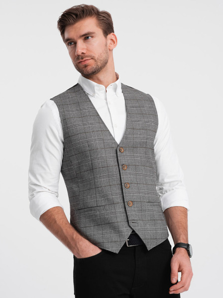 Ombre Clothing Siva moška jakna s poklopcem Ombre Clothing