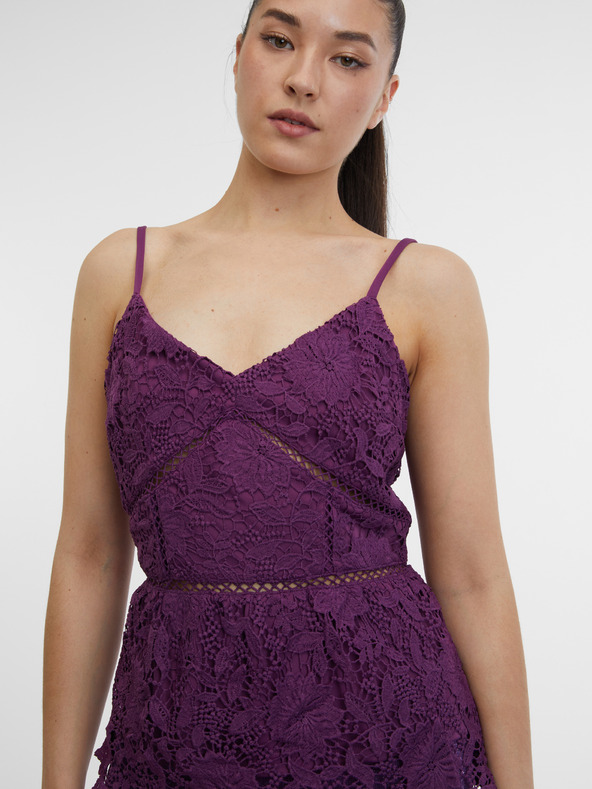 Orsay Vijoličen ženski čipkasti top ORSAY