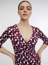 Orsay Vijolična ženska vzorčasta obleka ORSAY